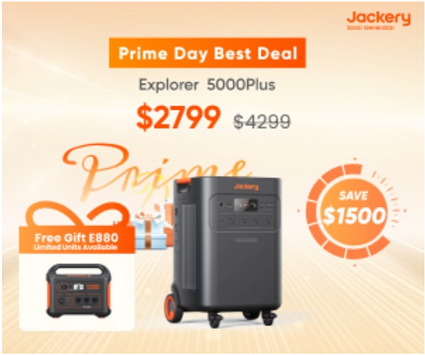 Jackery Explorer E5000Plus - FLASH SALE